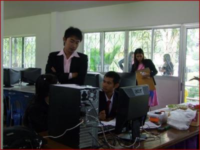 บรรยากาศการแข่งขันทักษะ 2553 ระดับ อศจ.ณ วก.วังสะพุง