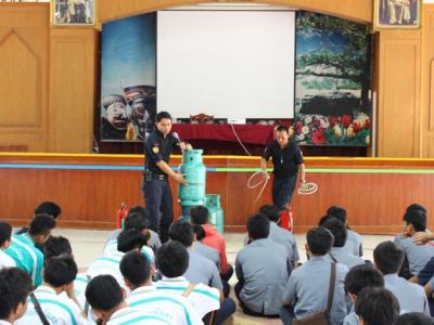 โครงการป้องกันอัคคีภัย (23 ก.ค. 57)